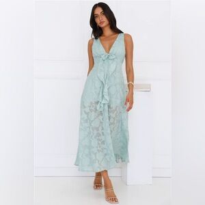 ART OF GIRLS MAXI DRESS SAGE